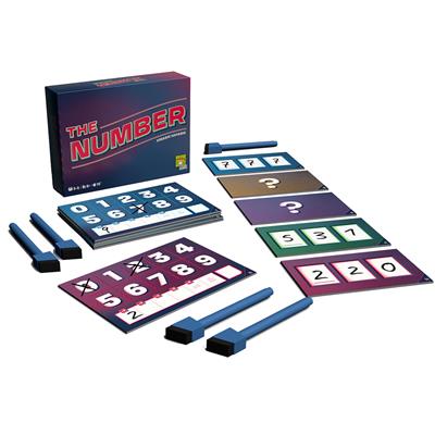 The Number Board Game Set up