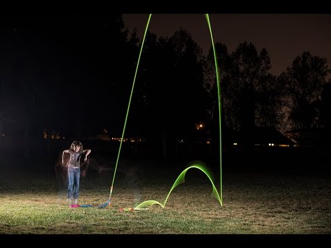 Run, Jump, STOMP to launch light-up LED rockets up to 150 feet in the air.