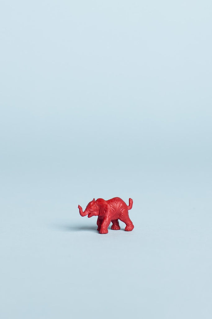 mini red elephant