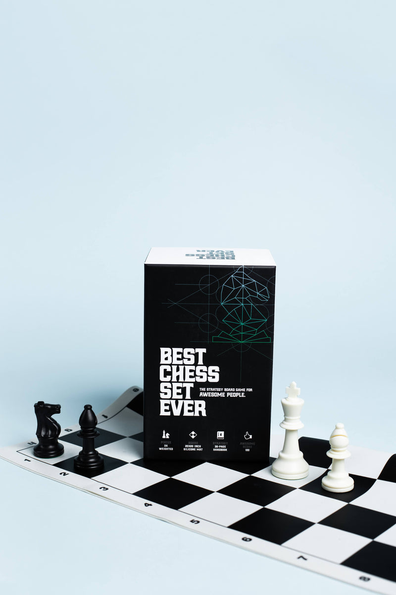 Best Chess Set Ever - 3x Triple weighted Chess Pieces (Modern)