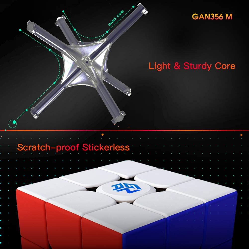 GAN Magnetic Speed Cube 356M with Extra GES