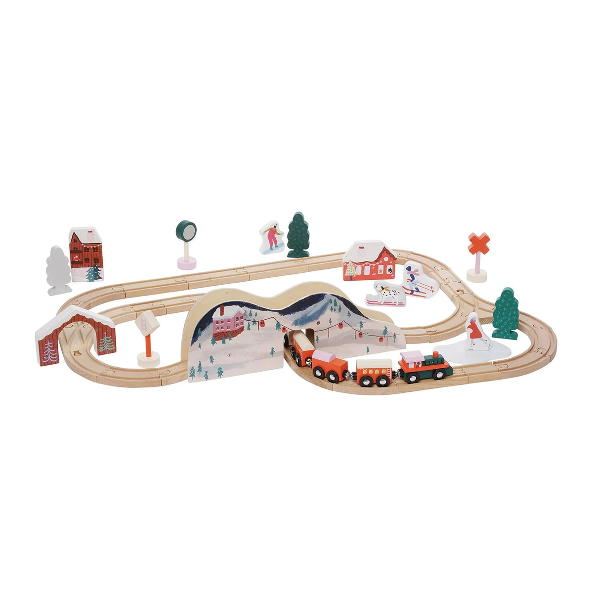 Alpine Express Wooden Toy Train Set – Blickenstaffs Toy Store
