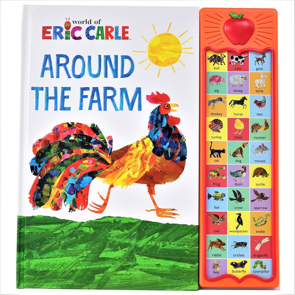 Around the Farm 30 - Button Animal Sound Book - Blickenstaffs Toy Store