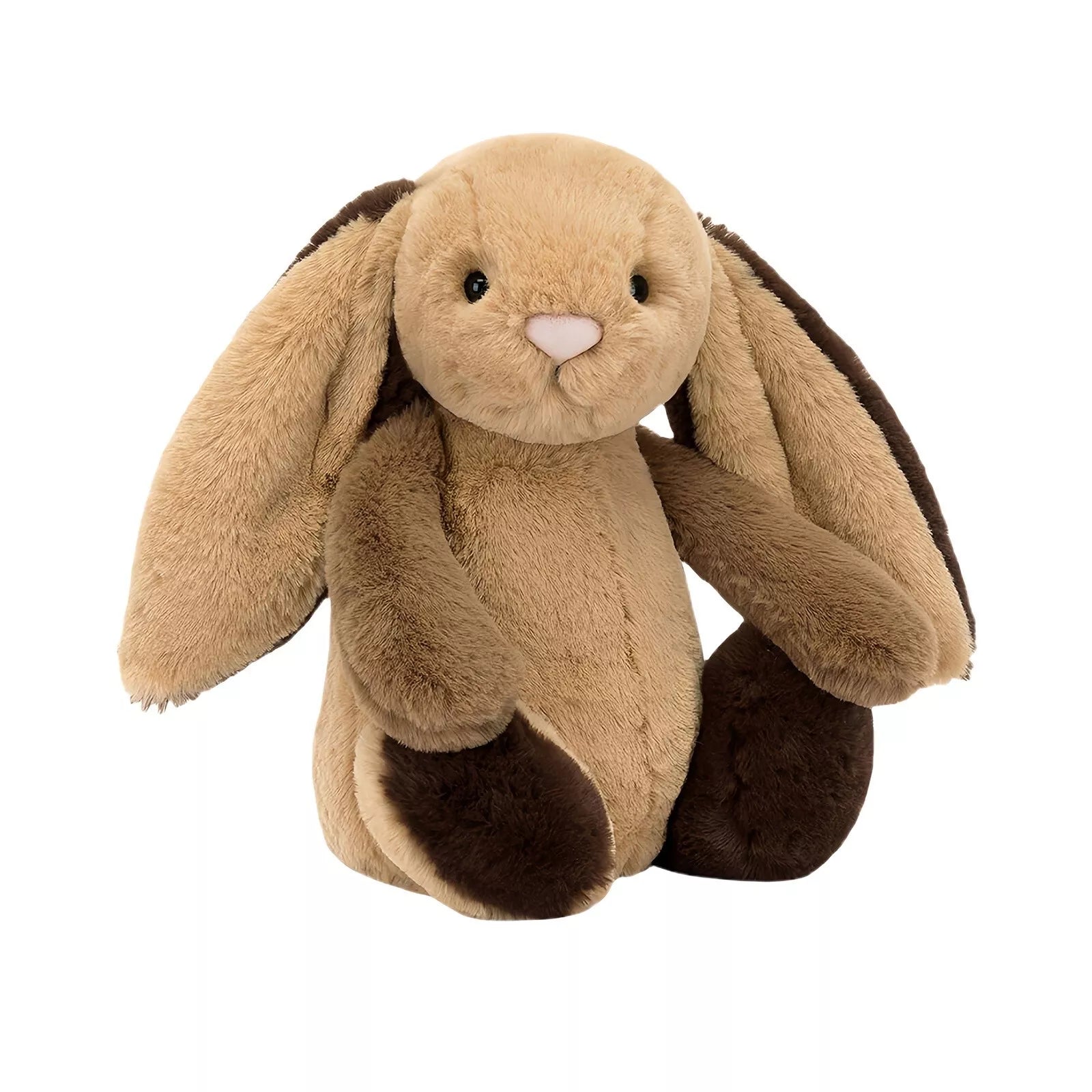 ぬいぐるみ Bashful PatchworkCoraliaBunny Jellycat Bashful Patchwork Brown Bunny — Plush Toy | Blickenstaffs