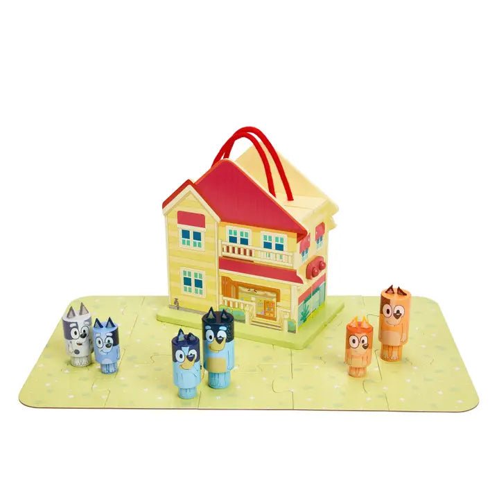 Carry Along Bluey Wooden Carry Along House – Blickenstaffs Toy Store