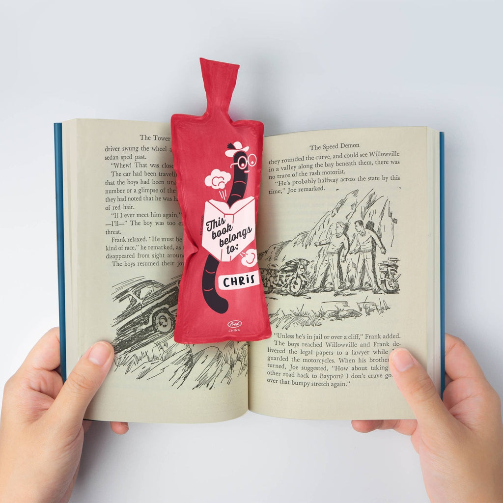 Bookie Cushion - Whoopee Cushion Bookmark - Blickenstaffs Toy Store