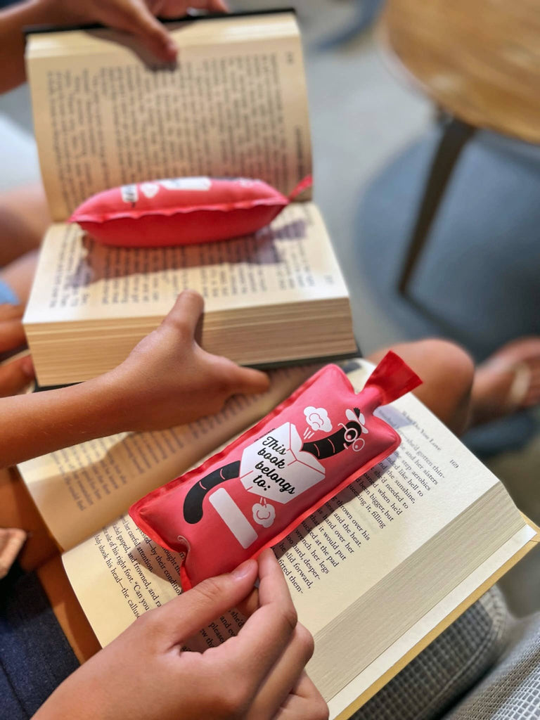 Bookie Cushion - Whoopee Cushion Bookmark - Blickenstaffs Toy Store