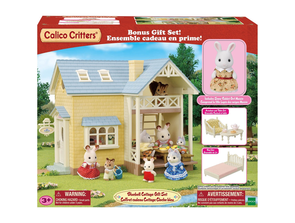 Calico Critters Family: Bluebell Cottage Gift Set - Blickenstaffs Toy Store