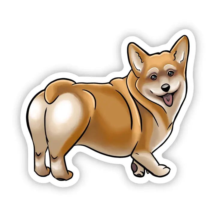 Cute Corgi Sticker - Blickenstaffs Toy Store