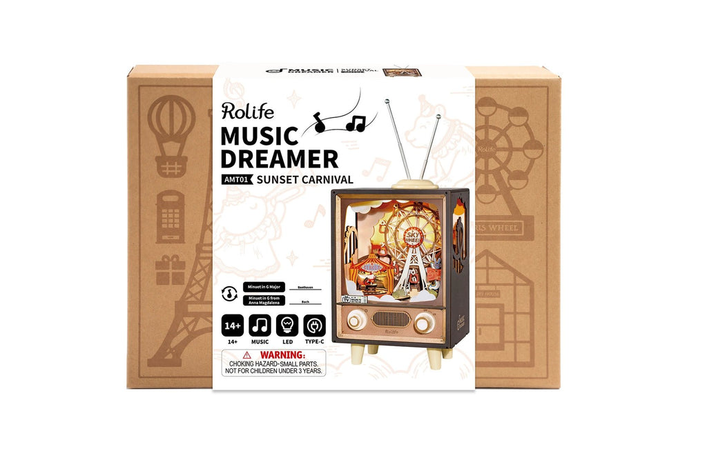 Diy Mechanical Music Box: Sunset Carnival - Blickenstaffs Toy Store