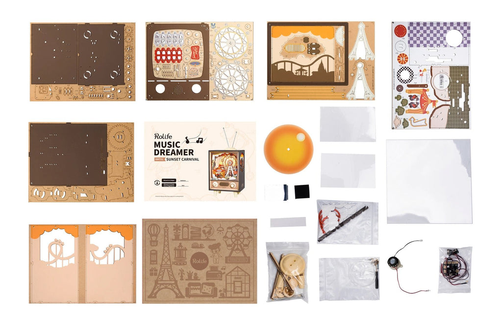 Diy Mechanical Music Box: Sunset Carnival - Blickenstaffs Toy Store