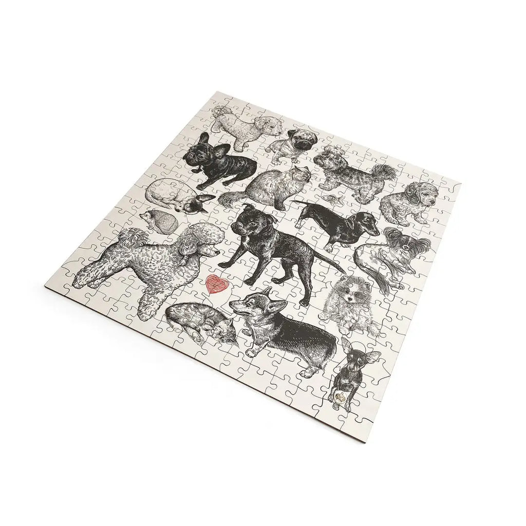 Wooden Puzzle: Pet Show in Pouch