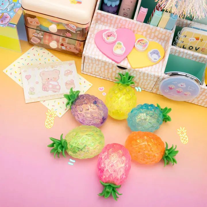 Gummy 3D Pineappple Sugar Sensory Squishy Toy - Blickenstaffs Toy Store