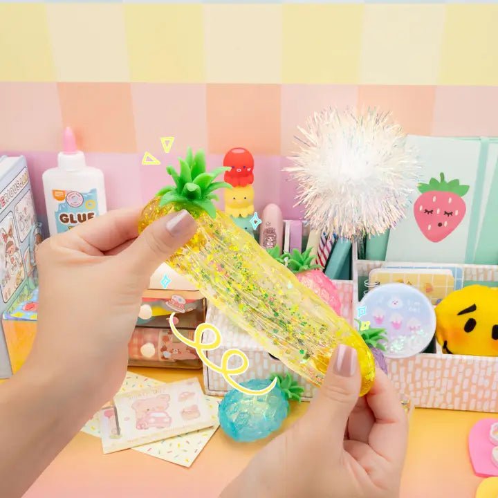 Gummy 3D Pineappple Sugar Sensory Squishy Toy - Blickenstaffs Toy Store