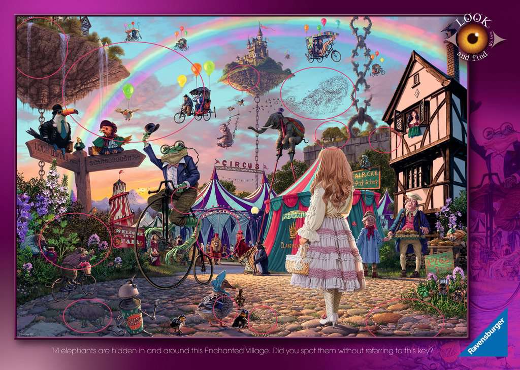 Look & Find: Enchanted Circus 1000 pc Puzzle - Blickenstaffs Toy Store