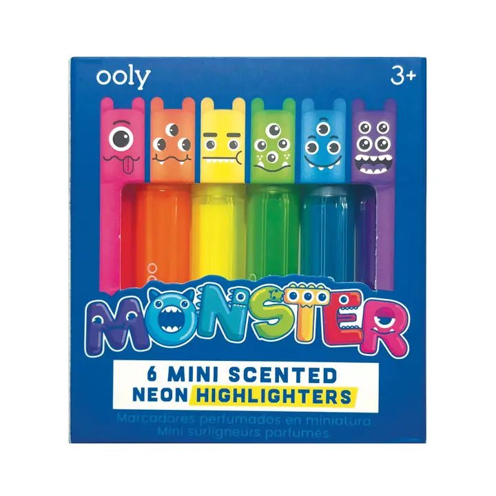 Mini Monster Scented Highlighter Markers - Blickenstaffs Toy Store