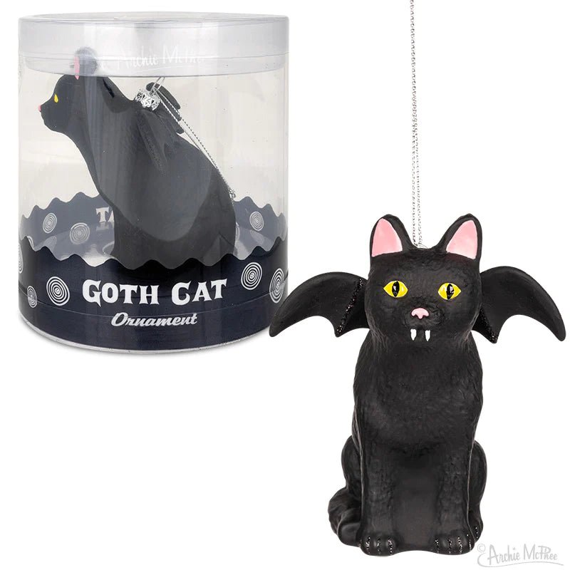 Ornament - Goth Cat - Blickenstaffs Toy Store