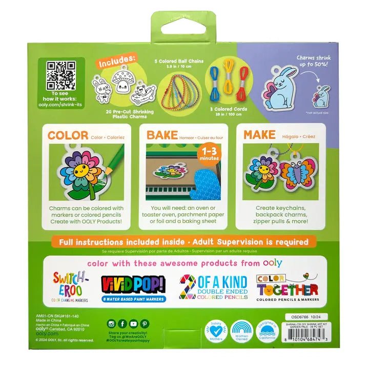 Shrink - its! DIY Shrink Art Kit - Garden Pals - Blickenstaffs Toy Store