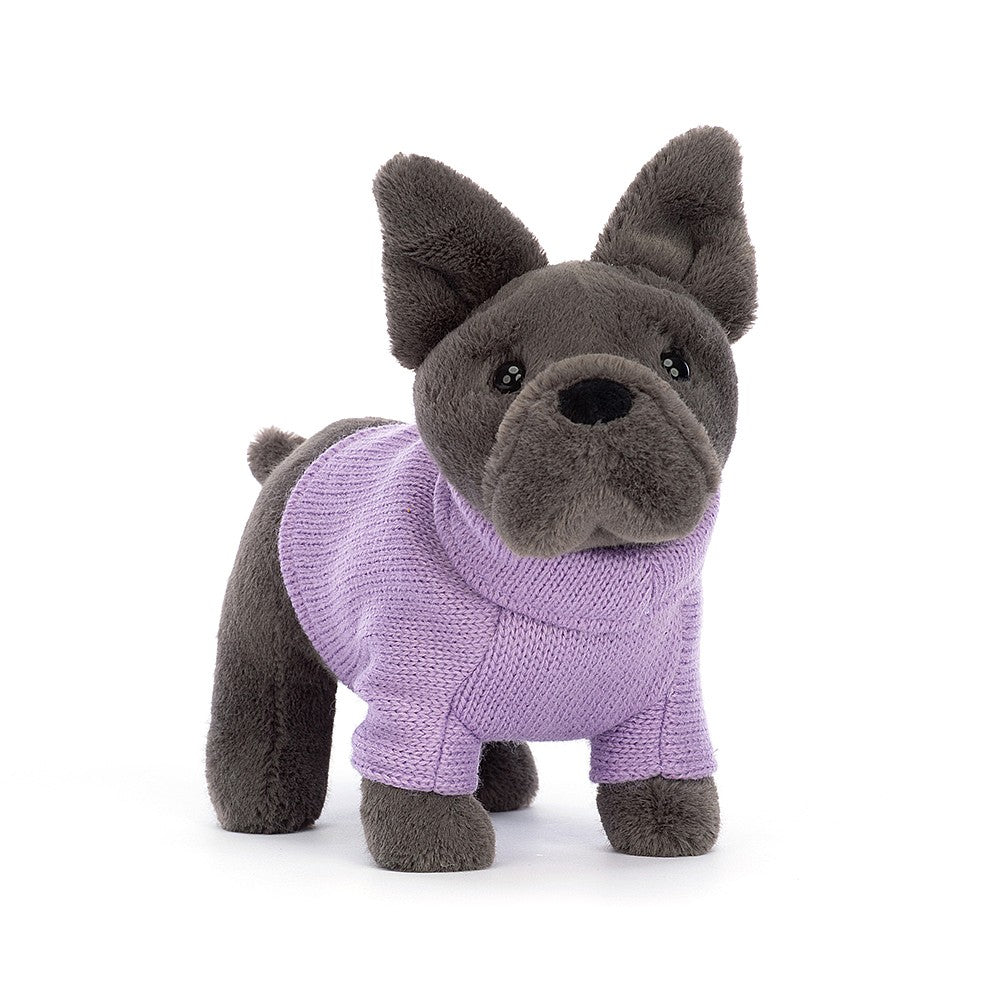 Sweater French Bulldog Purple - Blickenstaffs Toy Store