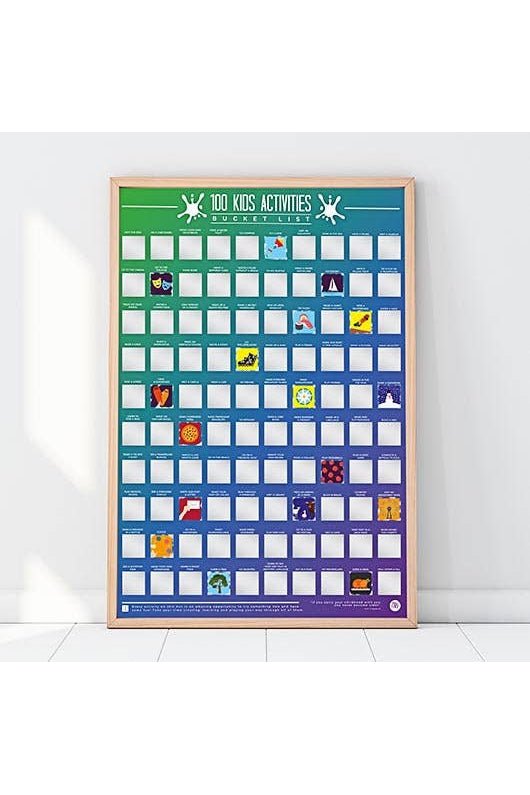 100 Kids Activities Bucket List Poster - Blickenstaffs Toy Store