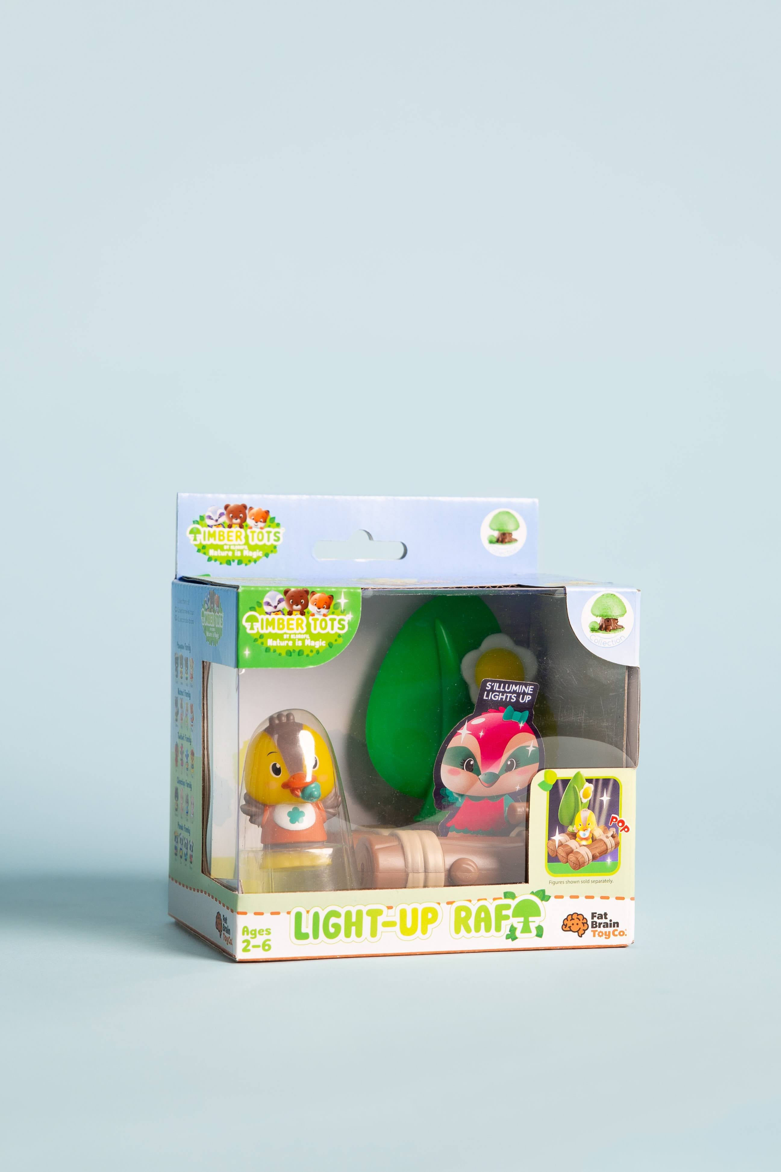 Timber Tots by Klorofil Toys ~ Light-Up Raft