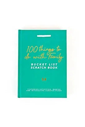 100 Things to do with Family Bucket List Scratch Book