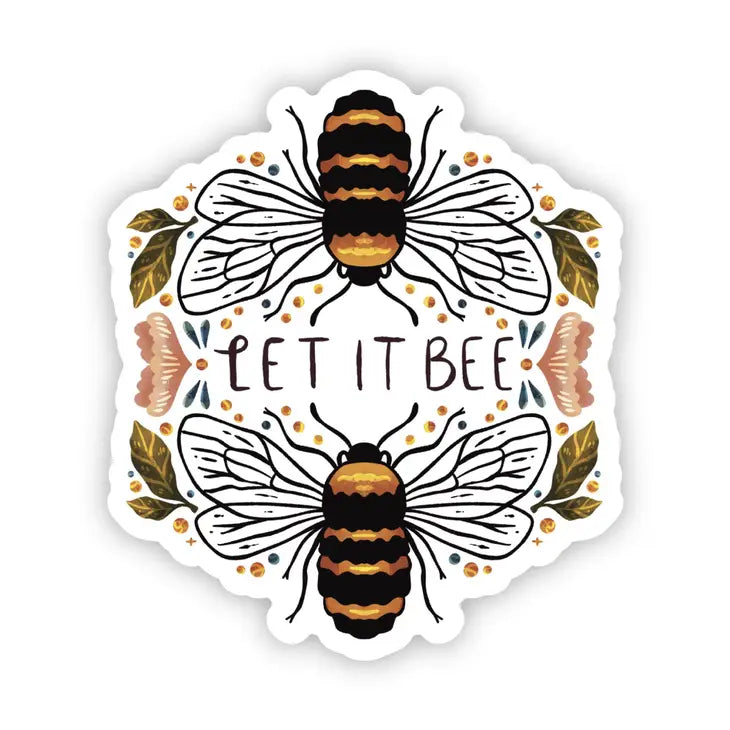 Let it bee sticker