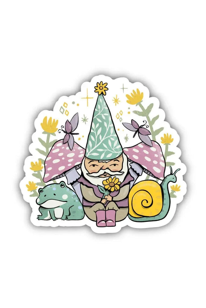 Elf and Frogs Fairytale Sticker