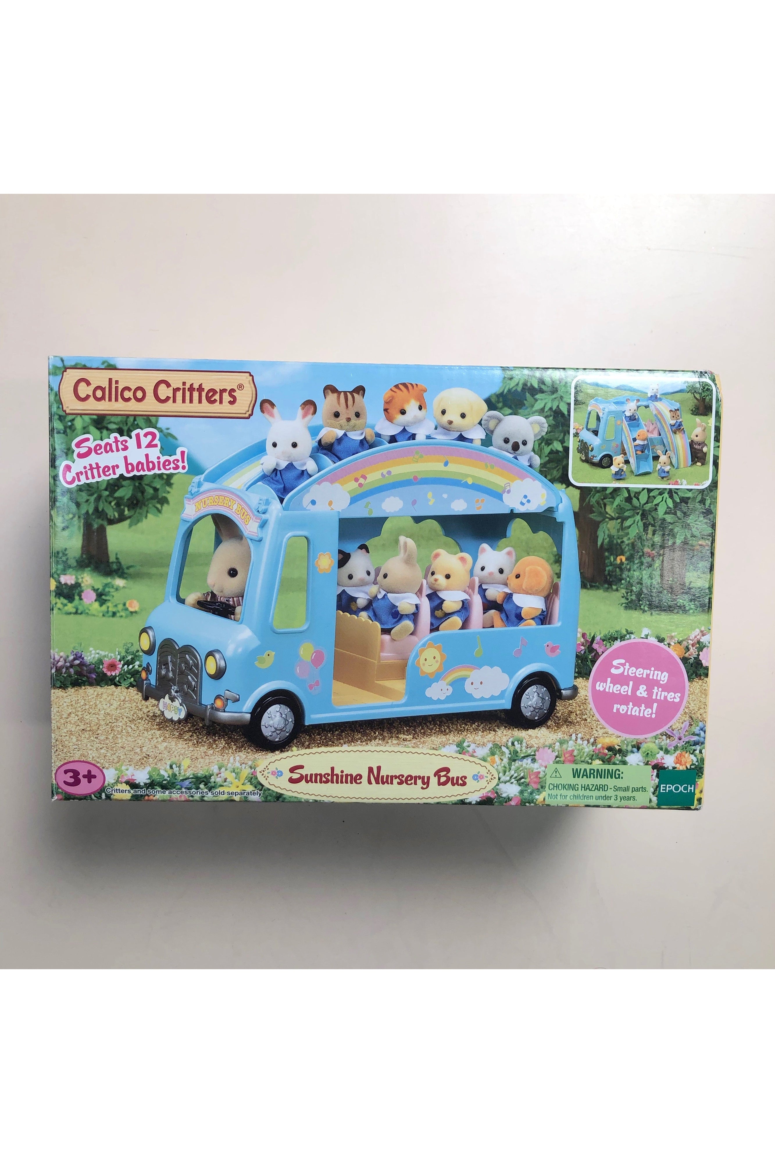 Calico critters top nursery bus
