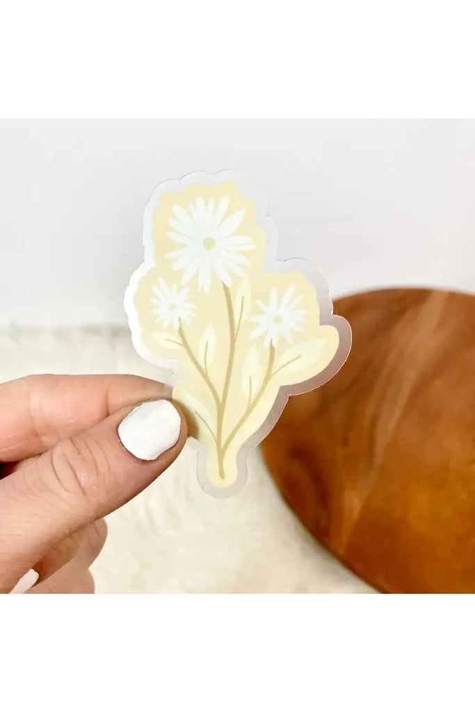 Yellow Daisy Sticker