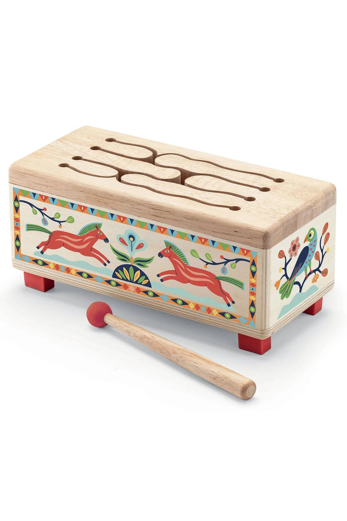 Animambo Wooden Drum Musical Instrument - Blickenstaffs Toy Store