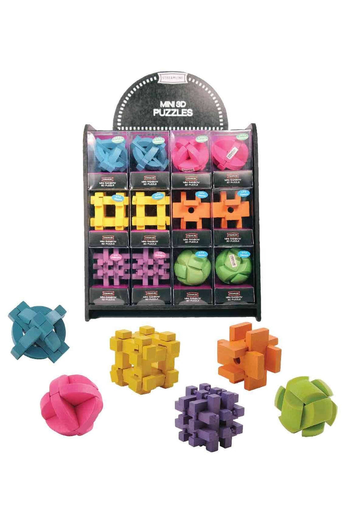 Assorted Mini 3D Wooden Puzzles - Blickenstaffs Toy Store