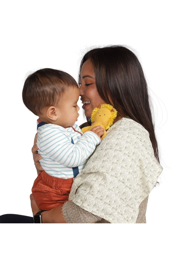 Baby Animal Rattle + Burp Cloth - Blickenstaffs Toy Store