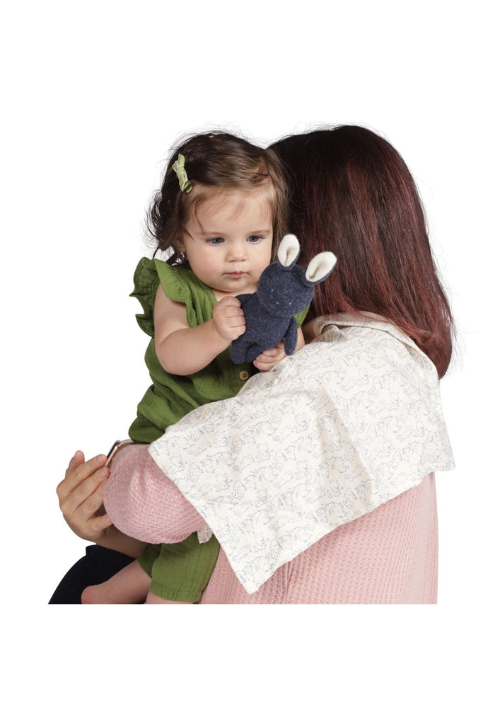 Baby Animal Rattle + Burp Cloth - Blickenstaffs Toy Store