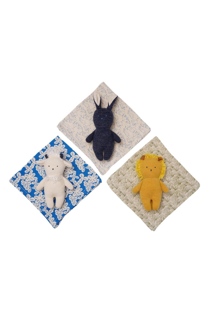 Baby Animal Rattle + Burp Cloth - Blickenstaffs Toy Store