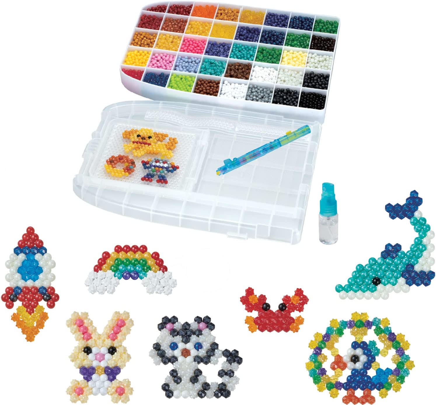 Aquabeads Deluxe Craft Backpack 1000 Beads - Breazy Beach