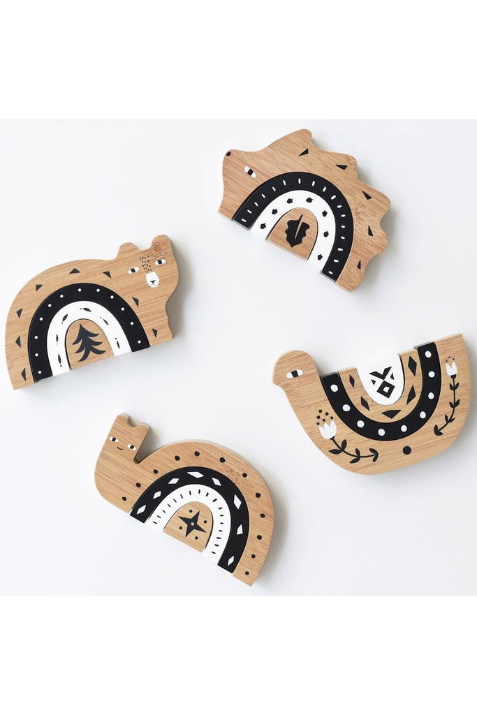 Bamboo Nesting Hedgehog - Blickenstaffs Toy Store