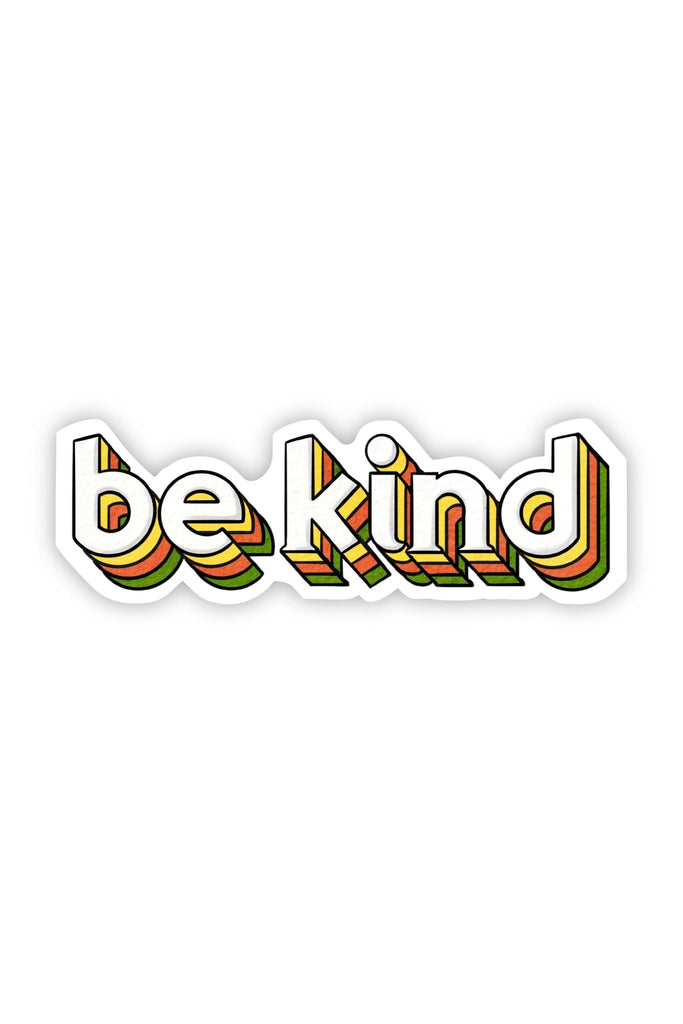 Be Kind Lettering Sticker - Blickenstaffs Toy Store