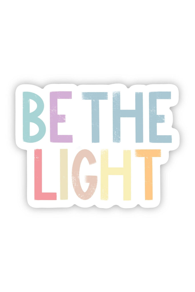 Be The Light Positivity Lettering Sticker - Blickenstaffs Toy Store