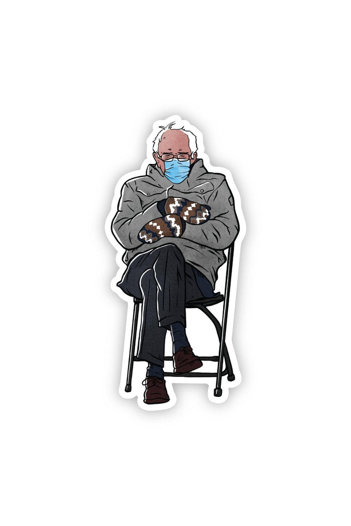 Bernie Sanders Chair Sticker - Blickenstaffs Toy Store
