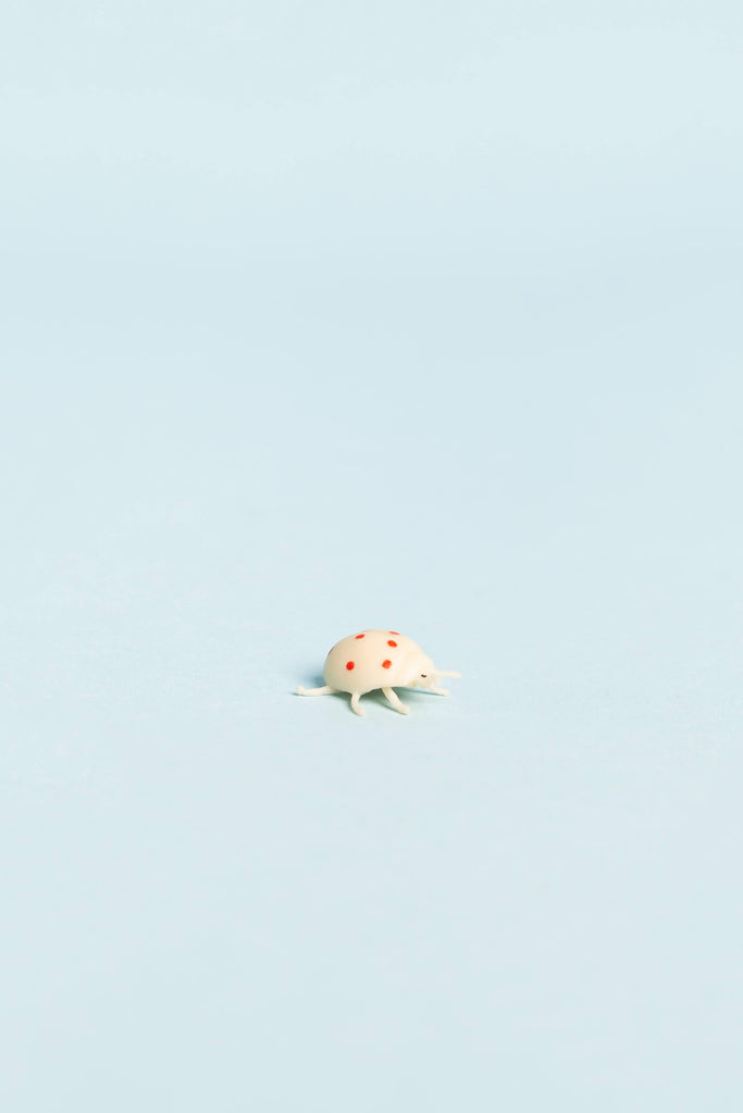 mini white ladybug