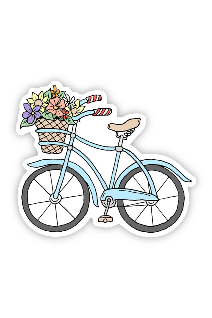 Blue Bicycle Sticker Summer Vibes - Blickenstaffs Toy Store