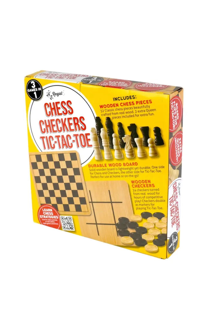 Chess, Checkers, & Tic Tac-Toe
