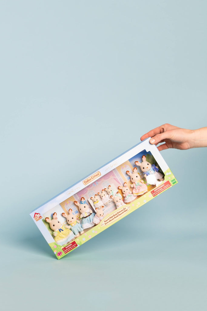 Calico Critters Family: Hopscotch Rabbit Celebration - Blickenstaffs Toy Store