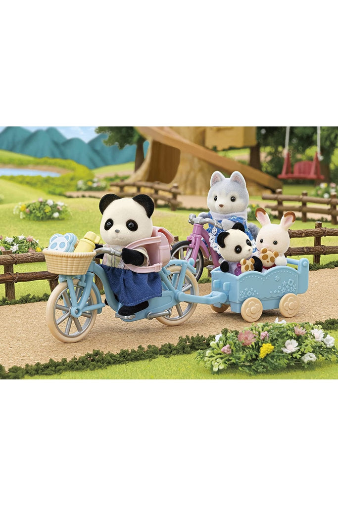 Calico Critters Set: Cycle & Skate Set - Panda Girl - Blickenstaffs Toy Store
