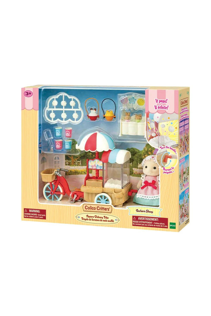 Calico Critters Set: Popcorn Delivery Trike - Blickenstaffs Toy Store