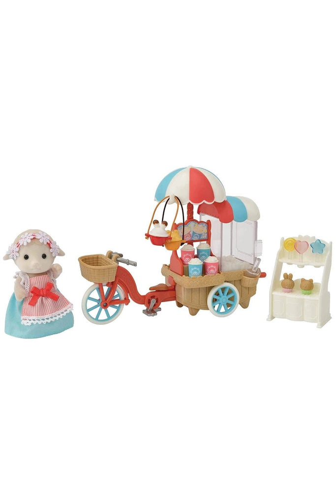 Calico Critters Set: Popcorn Delivery Trike - Blickenstaffs Toy Store