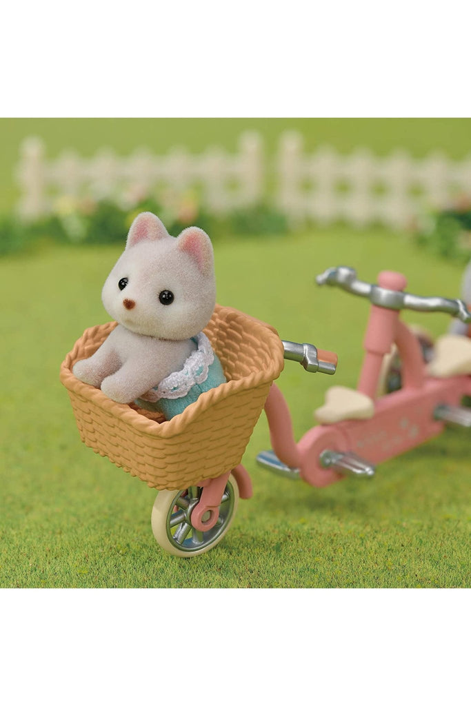 Calico Critters Set: Tandem Cycling Set - Husky Sister & Brother - Blickenstaffs Toy Store
