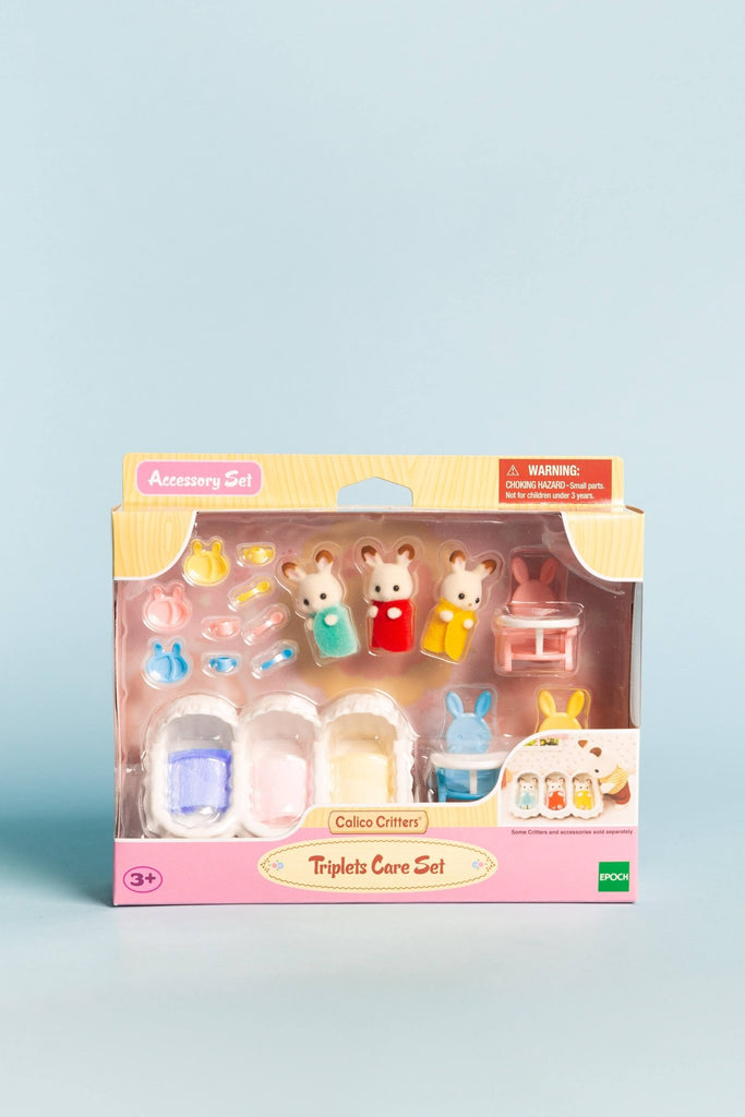 Calico Critters Set: Triplets Care Set - Blickenstaffs Toy Store