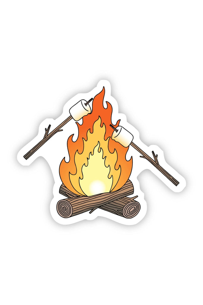 Campfire S'mores Sticker - Blickenstaffs Toy Store